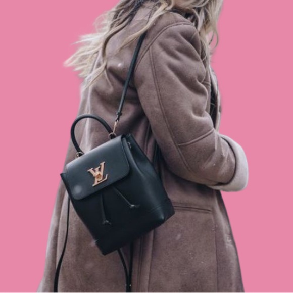 Louis Vuitton Lockme Mini Black Gold Backpack - Picture 2 of 10